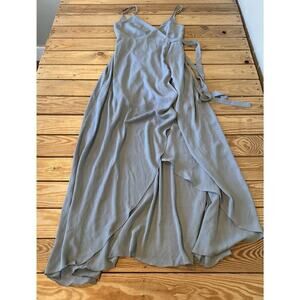 Show Me Your Mumu Sleeveless Wrap Dress Size 2XS Women’s Grey
